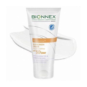 Солнцезащитный крем Bionnex Preventiva SPF+50 для жирной и комбинированной кожи, склонной к акне 5034001 фото