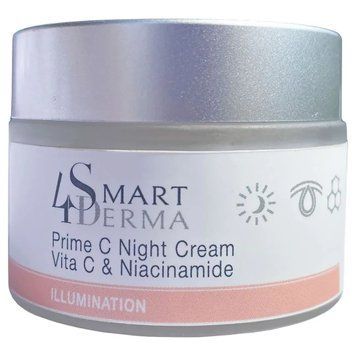 Супер антиоксидантний нічний крем Smart4Derma Illumination 50 мл S4D851 фото