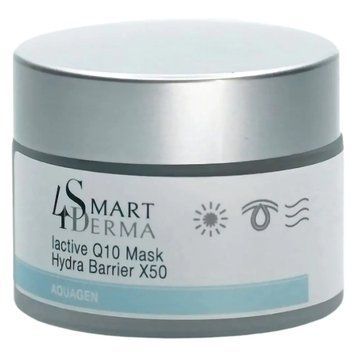 Крем-маска глубокое увлажнение Smart4Derma IActive Q10 Mask Hydra Barrier X50 50 мл S4D514 фото